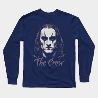 The Crow - Brandon Lee 90s Fan Art Long Sleeve T-Shirt